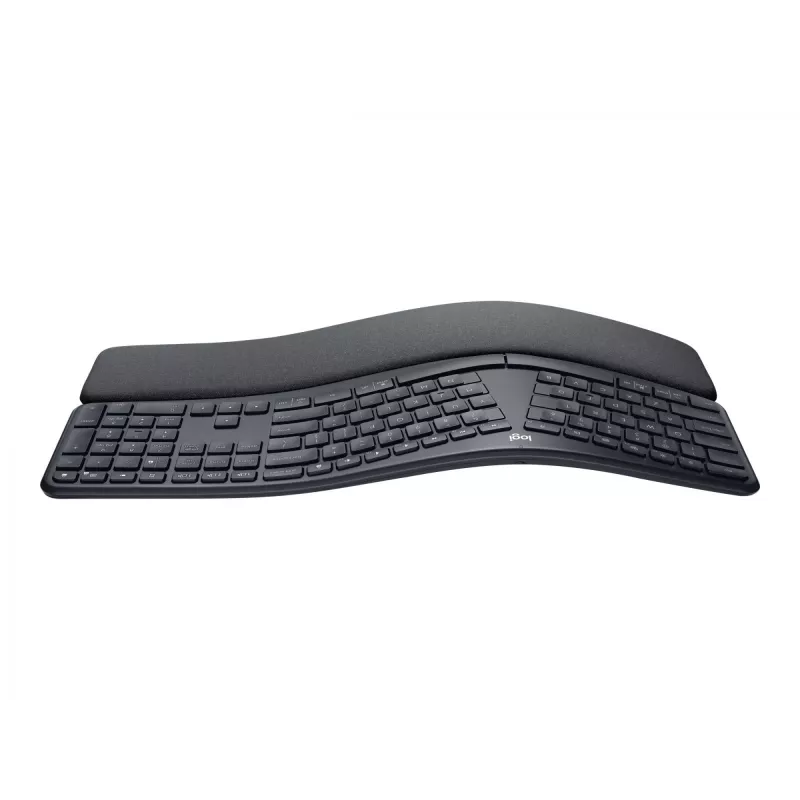 Logitech ERGO K860 - Tastatur - Kabellos - 2,4 GHz, Bluetooth 5.0 - QWERTY - Spanisch - Graphit