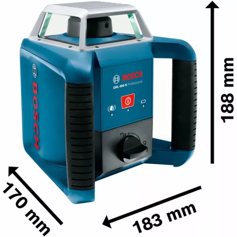 Bosch GRL 400 H Professional Rotationslaser 400 m 635 nm (< 1 mW)