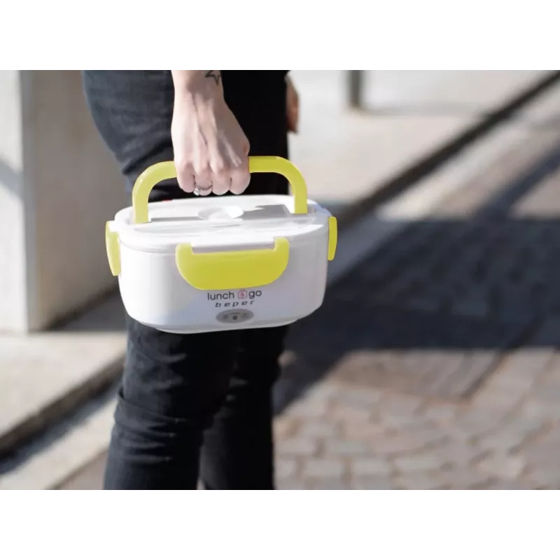 Elektrische Lunchbox Beper 90.920G – 1 L Speisewärmer, gelb