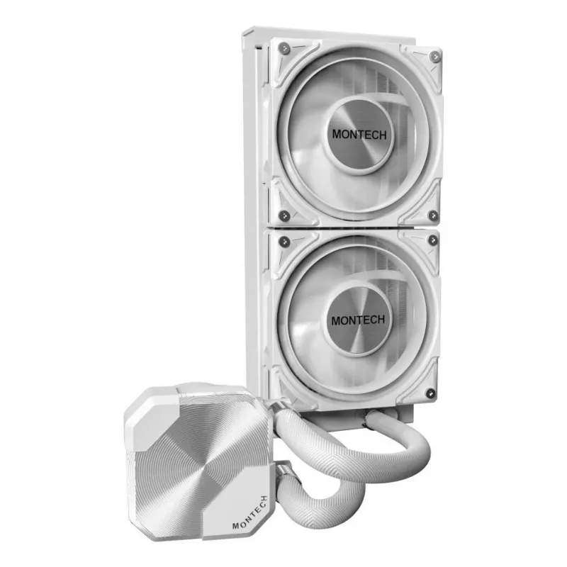 Montech HyperFlow Silent 240 Prozessor All-in-One-Flüssigkeitskühler 12 cm Weiß 1 Stk.