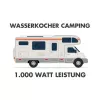 Elektrischer Wasserkocher Gastroback 1 L 1000 W Schwarz Edelstahl