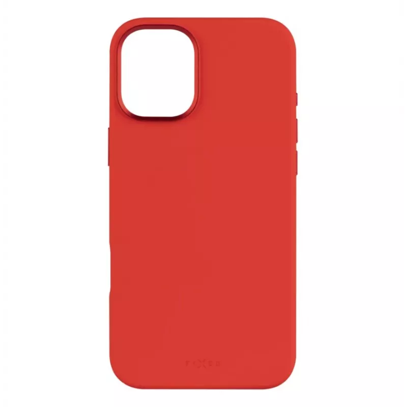 Backcover FIXED für Apple iPhone 16 Plus — MagFlow flüssiges Silikon, Rot