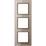 Jung AC 583 GL CH Champagner-Glas-Abdeckrahmen, Glas, 84×226 mm