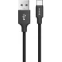 USB-Micro-Kabel Devia Pheez-Serie 5V 2,4A 1m Rot