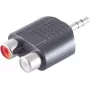 3,5 mm auf 2 x RCA Stereo-Adapter ShiverPeaks 57090