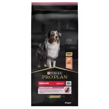 Purina Medium Adult Sensitive Skin 14 kg Lachs