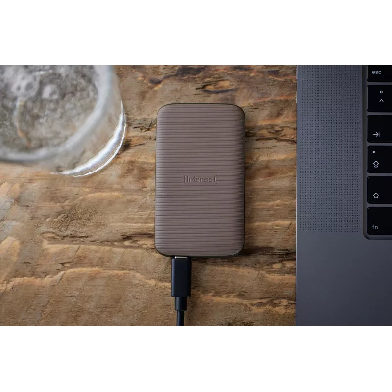 SSD disk Intenso 500GB USB Type-C 3.2 Gen 2 Braun