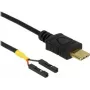 USB-Kabel DeLOCK 85394 0,1 m USB-C Schwarz