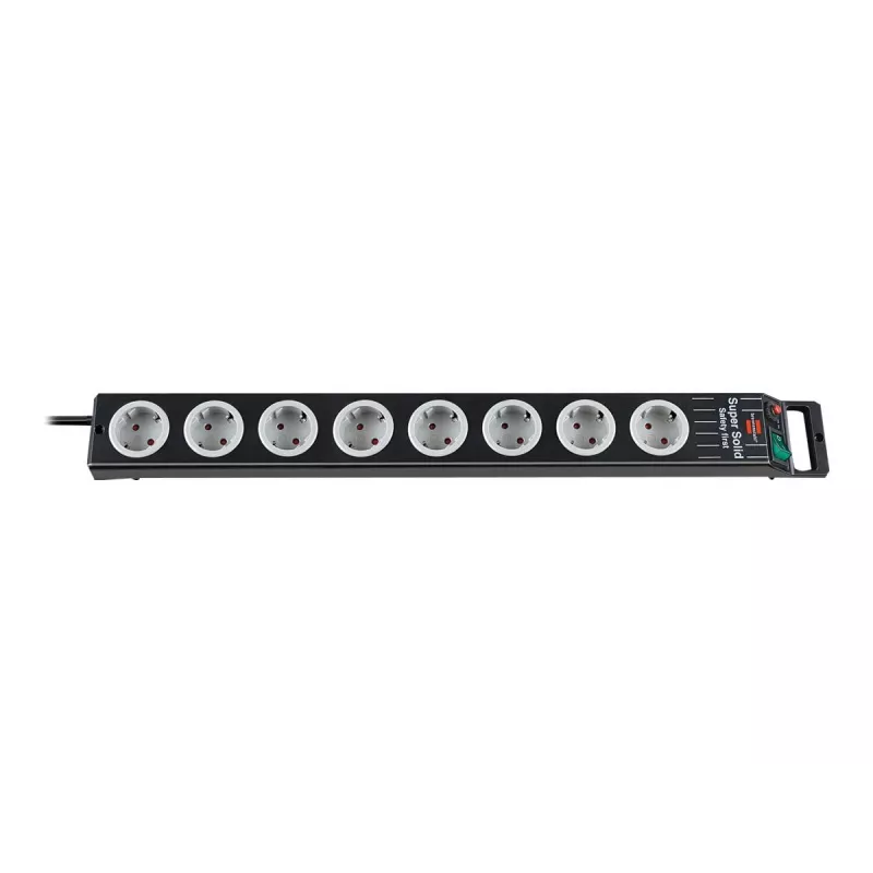 Power Extension Brennenstuhl 1153380118 2,5 m 8 AC-Steckdosen Schwarz Grau