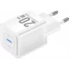 Vention mobiles Ladegerät FEPW0-EU – 20W USB-C Innenraum-AC-Ladegerät für Smartphone, Tablet, Smartwatch, Kopfhörer, weiß