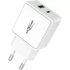 ANSMANN HC218PD - Netzteil - 18 Watt - 3000 mA - PD, QC 3.0 - 2 Ausgangsports (USB, USB-C) - Weiß (1001-0111)