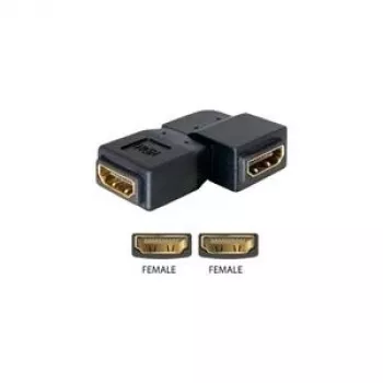 HDMI-Buchsenadapter DeLOCK 65078 90° links schwarz