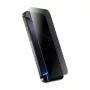 Tempered privacy glass screen protector Crong for iPhone 14/13/13 Pro — 3D curved edge