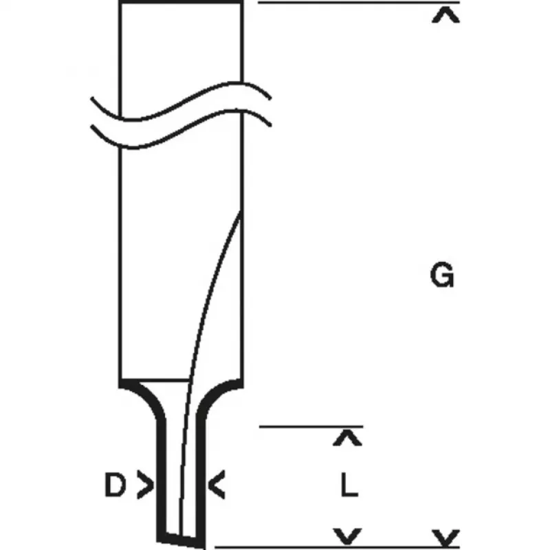 Bosch 2 608 628 376 Fräser Nutfräser 1 Stk.