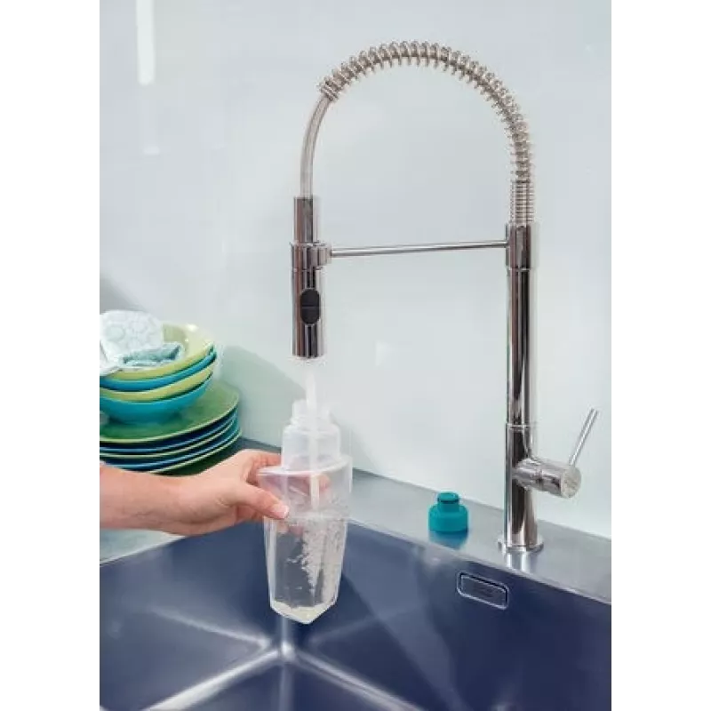 Leifheit Easy Spray XL Wischmopp Mikrofaser Trocken&nass Mikrofaser Grün, Weiß