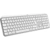 Logitech MX Keys S for Mac Tastatur Büro RF Wireless + Bluetooth QWERTZ Deutsch Aluminium Weiß