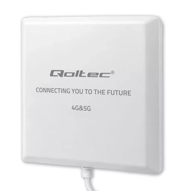 Externe 4G/5G LTE-Antenne QOLTEC 9 dBi mit SMA-Anschluss und 3 m Kabel