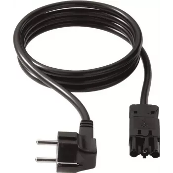 Netzkabel Bachmann 375.072 Schwarz 1 m ST18