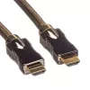 Roline - Patch-Kabel - RJ-45 (M) zu RJ-45 (M) - 30 m - STP - CAT 5e - Hellgrau
