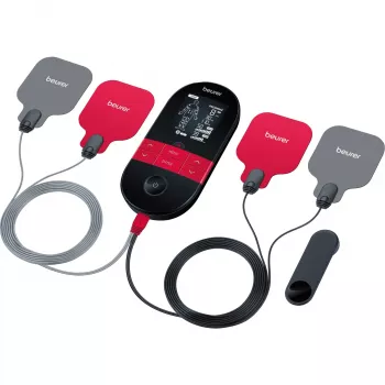 Beurer EM 59 Heat TENS/EMS Elektrostimulator - 64 Programme, Akku