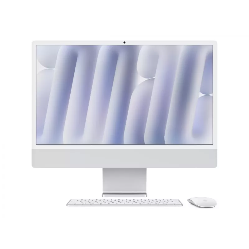 iMac 24 Zoll: M4 10/10, 24GB, 512GB SSD – Silber
