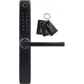 Zutrittskontrollgriff Eura ELH-20H4 Schwarz schlüsselloses Design, Modell 36790