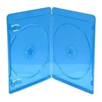 MediaRange BOX39-2-50 - Jewel Case - 2 Disks - Blau - Transparent - Kunststoff - 120 mm - staubabweisend - kratzfest - stoßfest (BOX39-2-50)