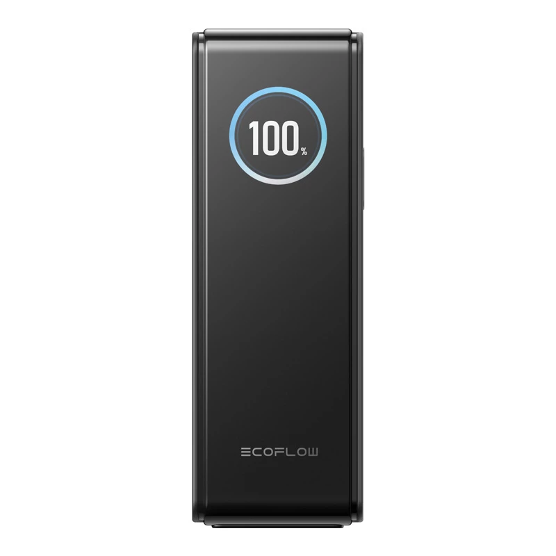 Powerbank EcoFlow RAPID EF-RAPID25K140W-B-EU 25000 mAh, 3 Anschlüsse (2×USB-C, 1×USB-A), Schwarz