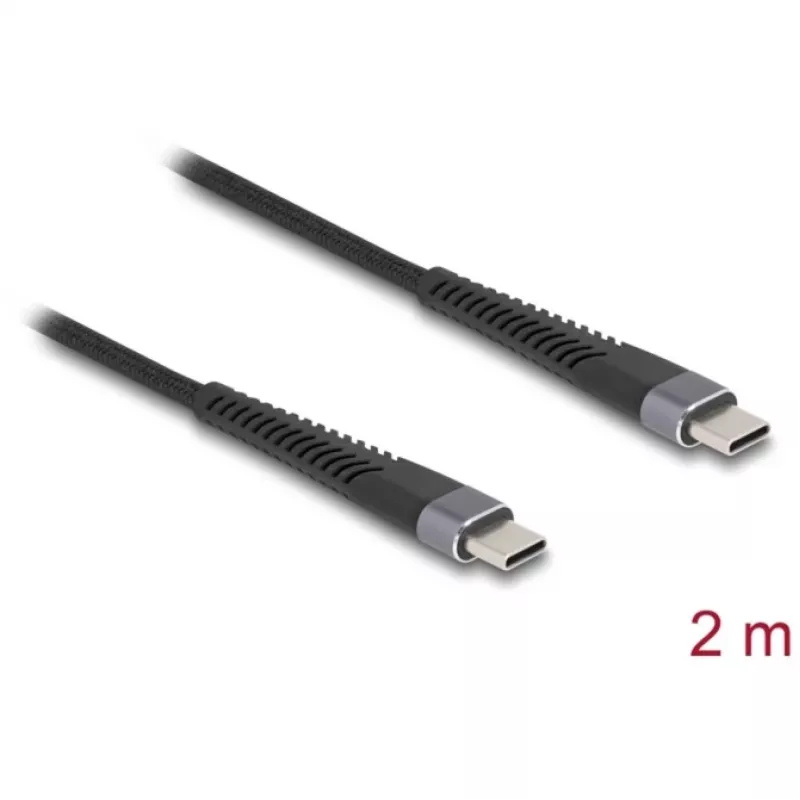 DeLOCK USB-Kabel USB 2.0 2m USB-C Schwarz 81125