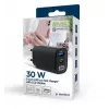 Mobiles Ladegerät Gembird TA-UC-PDQC30LCD-BK-01 Schnellladung Schwarz