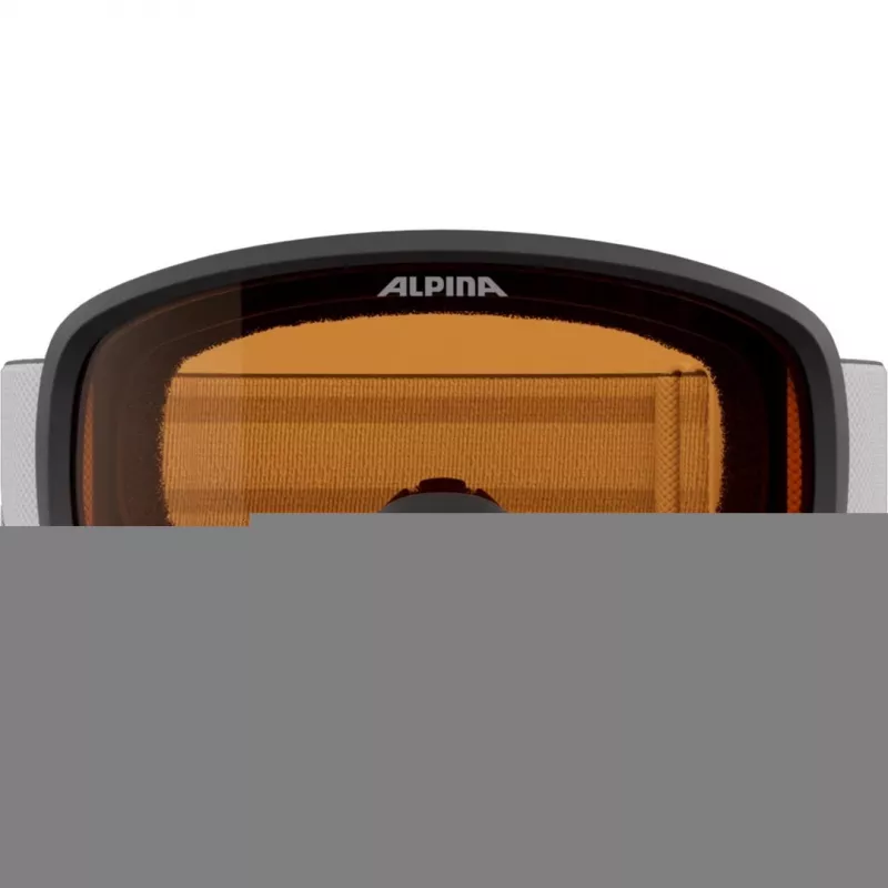 Alpina Piney 2.0 Skibrille für Kinder, Weiß matt