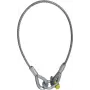 Sicherungsseil EUROLITE 1500 x 10 mm mit Schäkel, Tragfähigkeit bis 400 kg