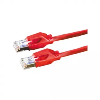 DRAKA Patchkabel Cat.6 Klasse E S/FTP UC900 TM21 LSOH Rot 0,5m