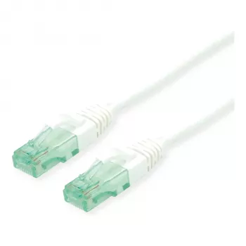 ROLINE RM Patchkabel Cat.6A UTP, weiß, 0,3 m