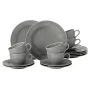 Porzellan-Kaffeeservice SELECT Beat Color Glaze für 6 Personen, weiß