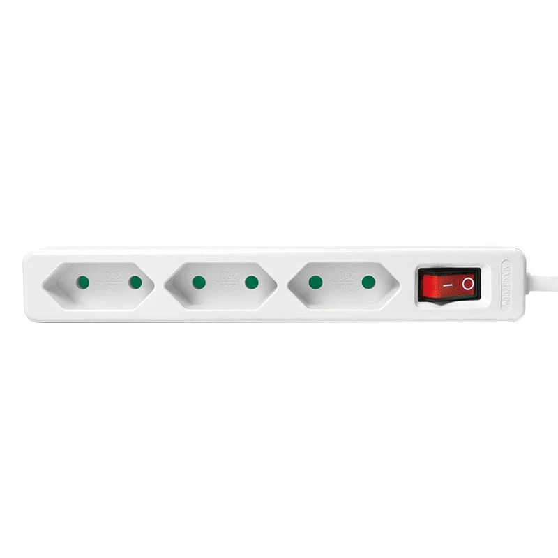 Power Extension LogiLink LPS230 1,5 m 3 AC-Ausgänge Innenbereich Weiß