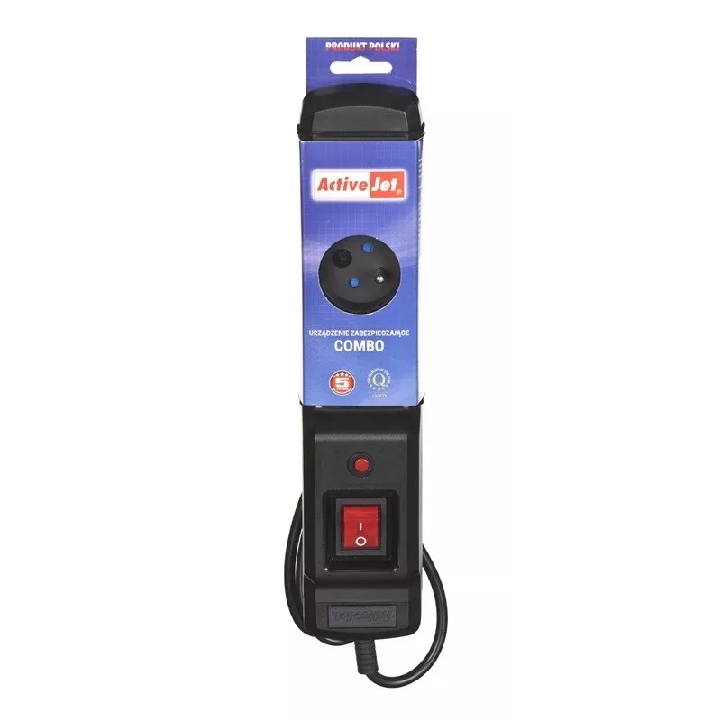 Activejet COMBO-IEC-3G/1.5M Steckdosenleiste mit Kabel