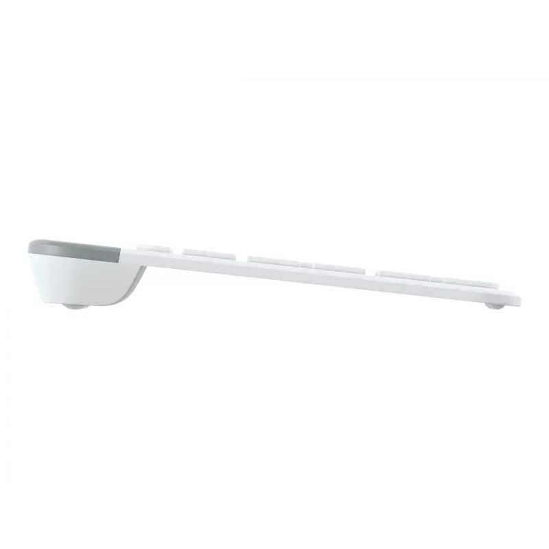 Logitech Slim Wireless Combo MK470 - Tastatur-Maus-Set - Funk - 2,4 GHz - Spanisch - Off-White (920-009199)