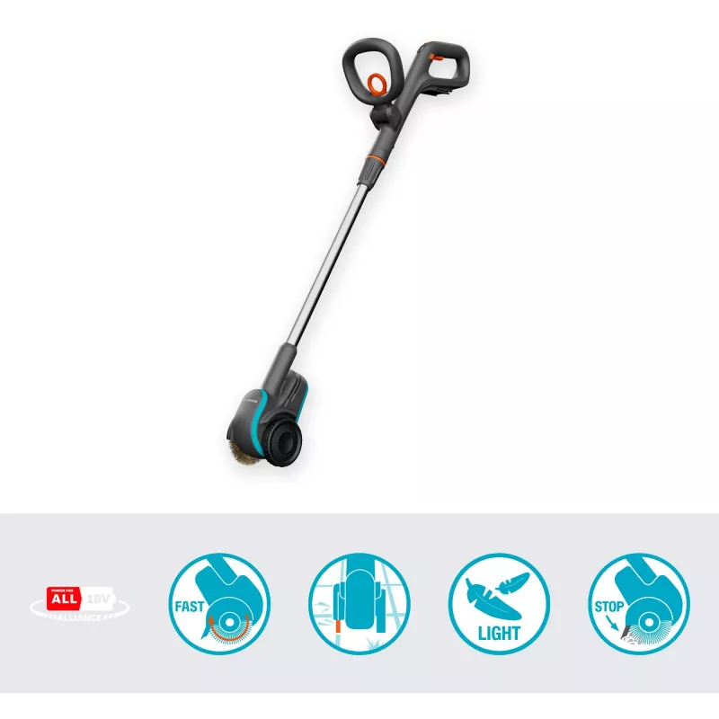 Elektrischer Unkrautbürste GARDENA 14820-55 Akku Höhe 97,1 cm