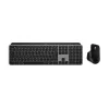 Logitech MX Keys S Combo für Mac, kabellos, DE-Layout Tastatur und Maus-Set, macOS-optimierte Tasten und Funktionen