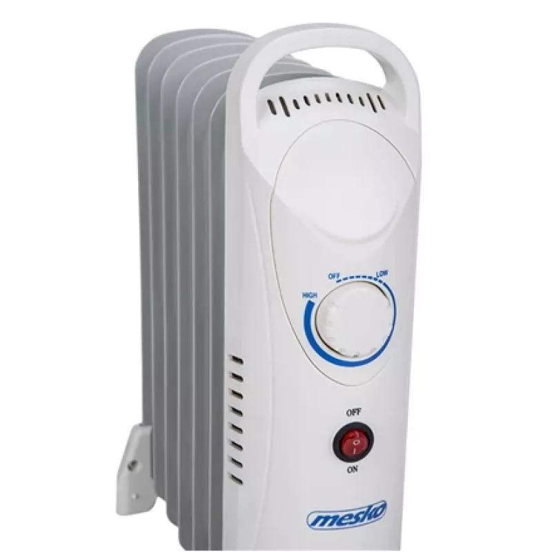 Mesko MS7804 elektrischer Raumheizer Öl-Elektroheizgerät Innenbereich Weiß 700 W