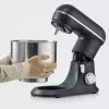 Küchenmaschine SEVERIN KM 3899 — 1200 W, 5,3 L Edelstahlschüssel, Schwarz
