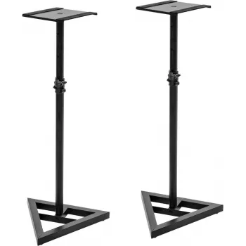 Monitorhalterung Omnitronic MO-5 für 2 Monitore, höhenverstellbar, Tischmontage