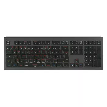 Logickeyboard LKB-OSX-A2M-DE Tastatur USB QWERTZ Deutsch Schwarz (LKB-OSX-A2M-DE)