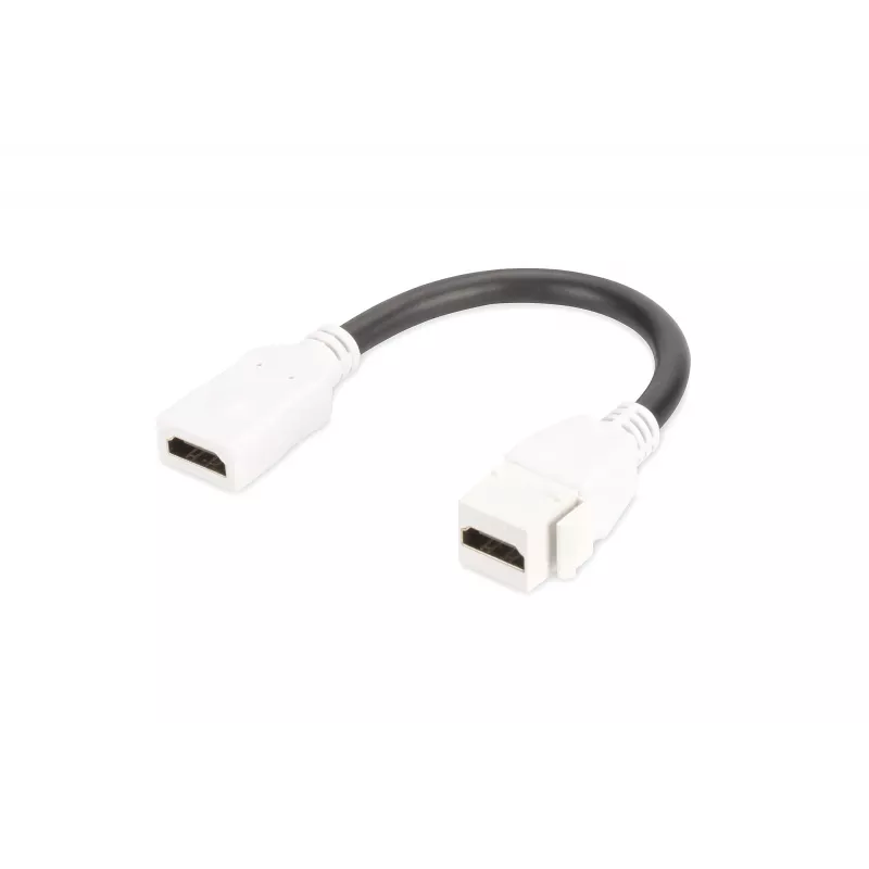 Digitus HDMI 2.0 Keystone Module mit 12 cm Kabel (Buchse/Buchse)
