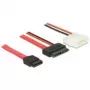 SATA-Kabel DeLOCK 84791 0,7 m SATA 13-polig SATA 7-polig + Molex