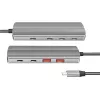 LogiLink USB 3.2 Gen2 Hub 7+1-Port 2x USB-A 5x USB-C PD 100W Aluminium