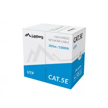Lanberg LCU5-11CC-0305-S Netzwerkkabel Grau 305 m Cat5e U/UTP (UTP)