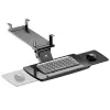Maclean Untertisch-Tastaturhalterung, verstellbar, max. 5 kg, schwarz, MC-156 B