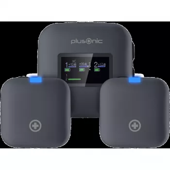 Kabelloses Mikrofon-Kit Plusonic PS-TDS8 mit USB‑C, Lightning und 3,5mm Konnektivität
